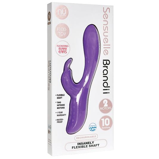 Nu-Sensuelle-Brandii-Dual-Motor-Rabbit-with-Flexible-Body-Purple