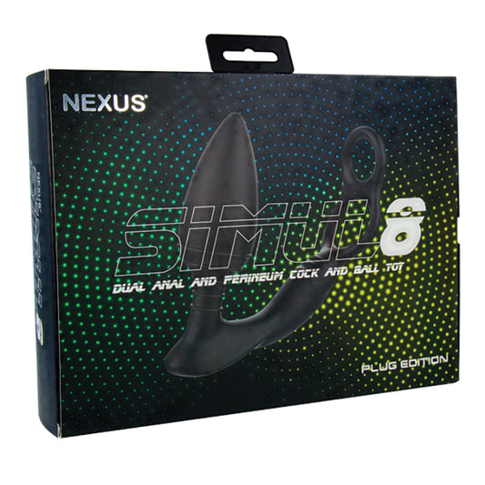 Nexus SIMUL8 Plug Edition Vibrating Butt Plug with Cock and Ball Ring