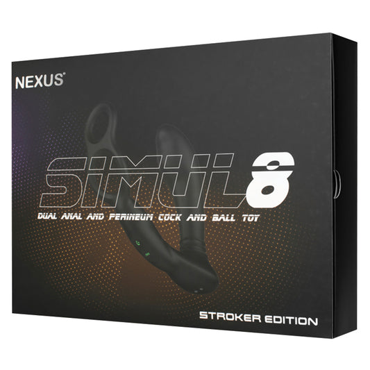 Nexus SIMUL8 Stroker Edition Vibrating Prostate Massager with Cock and Ball Ring