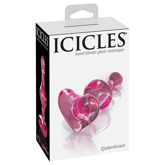 Icicles-No-75-Hand-Blown-Glass-Massager-Heart-Shaped-Plug-Pink