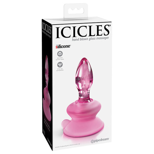 Icicles-No-90-Hand-Blown-Glass-Massager-Pink