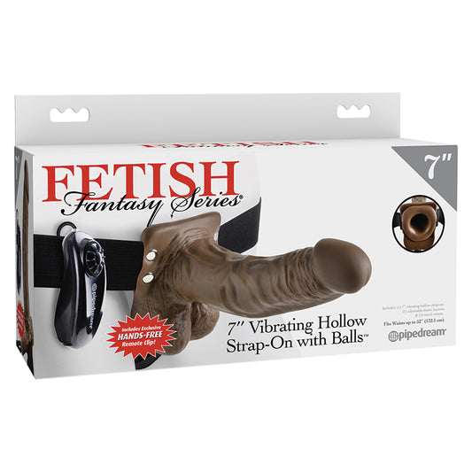 Fetish-Fantasy-Series-7-Vibrating-Hollow-Strap-On-with-Balls-Chocolate