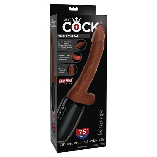 King-Cock-Plus-75-Thrusting-Cock-with-Balls-Brown