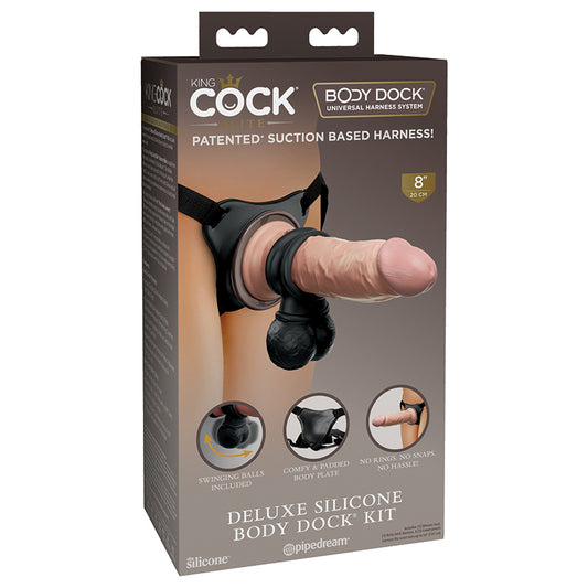 King-Cock-Elite-Deluxe-Silicone-Body-Dock-Kit-Light