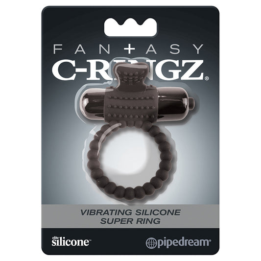 Fantasy-C-Ringz-Vibrating-Silicone-Super-Ring-Black