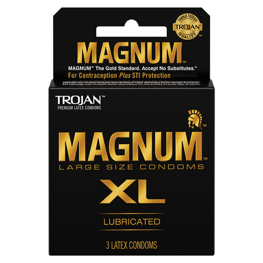 Trojan Magnum XL Condoms (3 Pack)