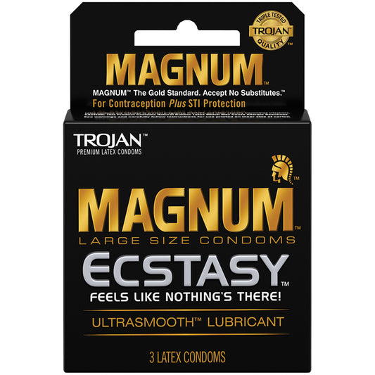 Trojan Magnum Ecstasy Condoms (3 Pack)
