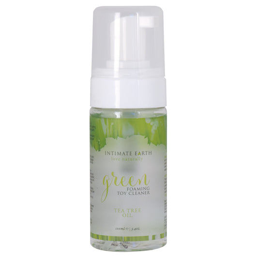 Intimate Earth Green Foaming Toy Cleanser - Tea Tree Oil 3.4oz