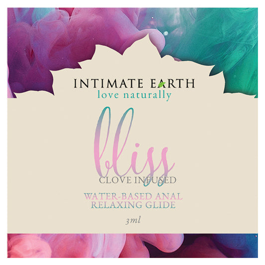 Intimate Earth Bliss Anal Relaxing Water Based Glide - 3ml Foil
