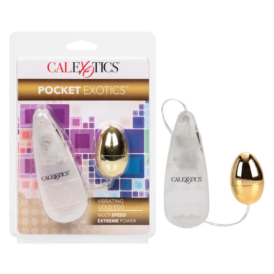 Pocket Exotics Vibrating Gold Egg