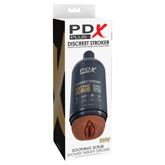 PDX-Plus-Shower-Therapy-Soothing-Scrub-Brown