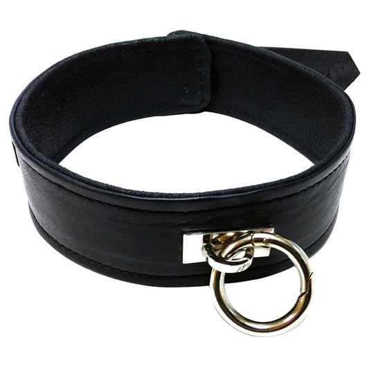 Rouge Leather Collar - Black