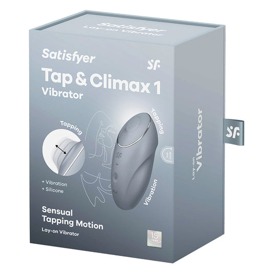 Satisfyer Tap and Climax 1 - Bluegrey