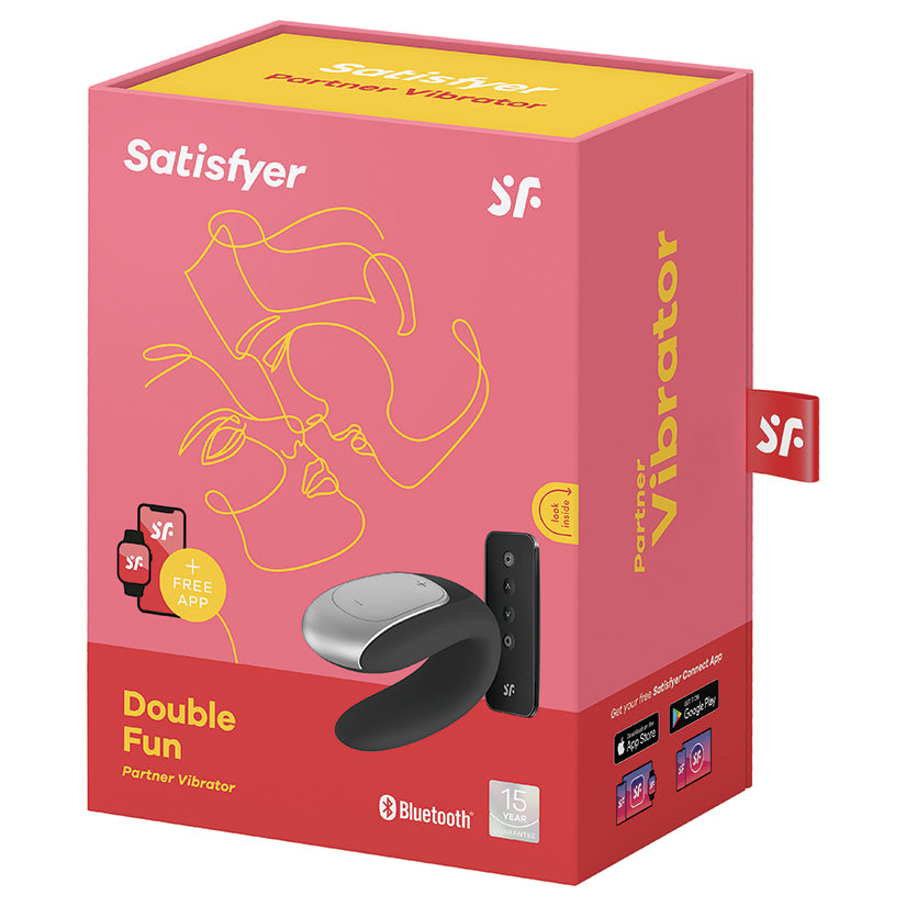 Satisfyer-Double-Fun-Connect-App-Partner-Vibrator-Black