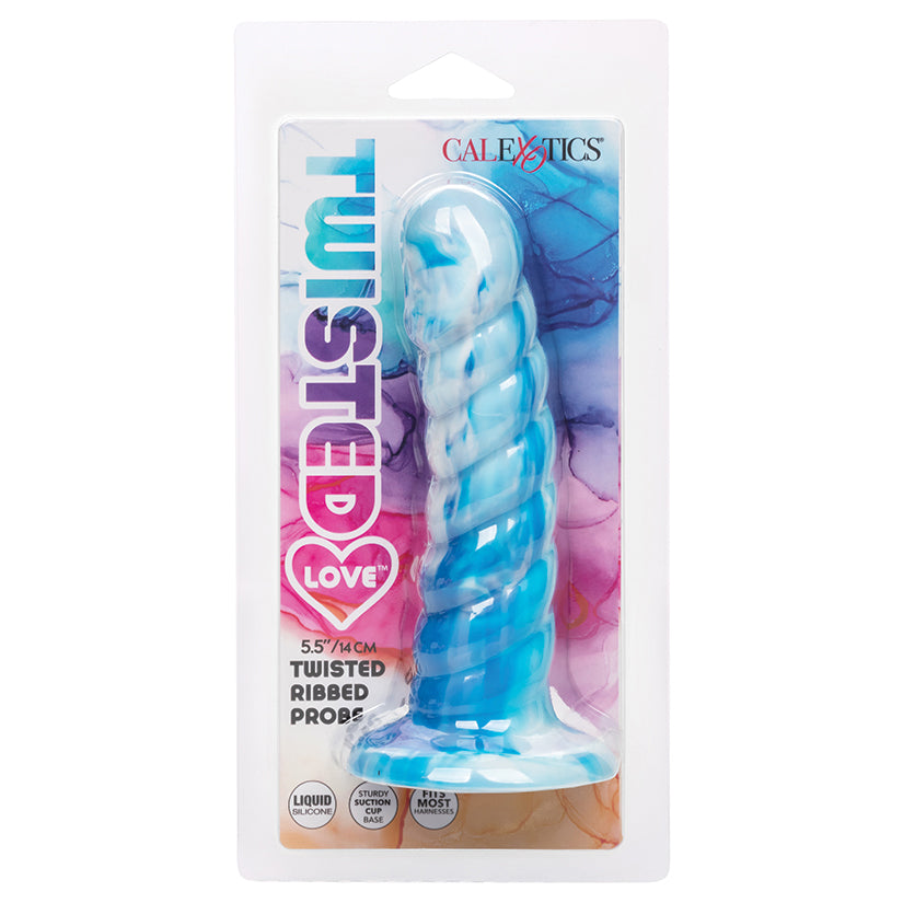 Twisted Love Twisted Ribbed Probe - Blue