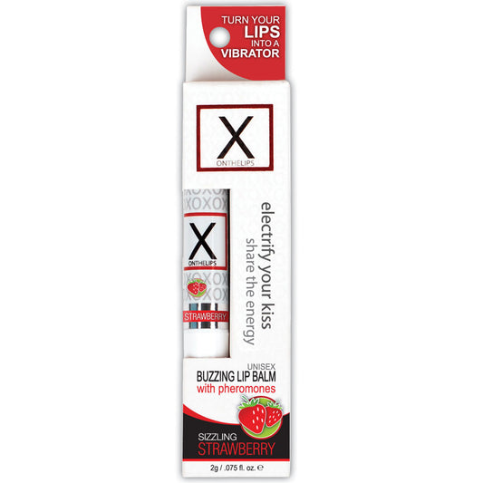 Sensuva X On The Lips Buzzing Lip Balm - Strawberry