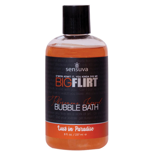 Sensuva Big Flirt Pheromone Infused Bubble Bath - Lust in Paradise 8oz