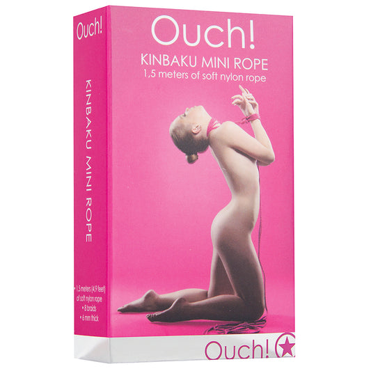 Ouch! Kinbaku Mini Rope - Pink 1.5m