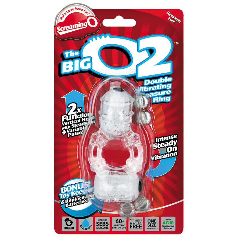Screaming O The Big O 2 Vibrating Ring - Clear