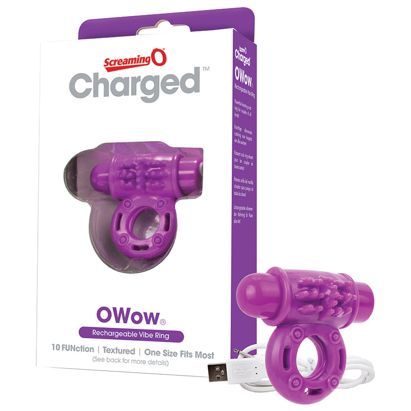Screaming O Charged O Wow Ring - Purple
