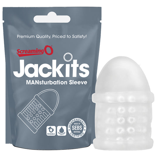 Screaming O Jackits MANsturbation Sleeve - Clear