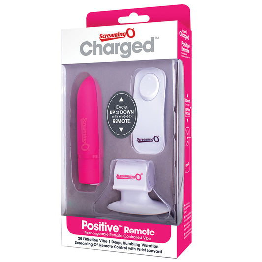 Screaming O Positive Remote Control Vibe - Strawberry
