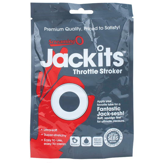 Screaming O Jackits Throttle Stroker - Clear
