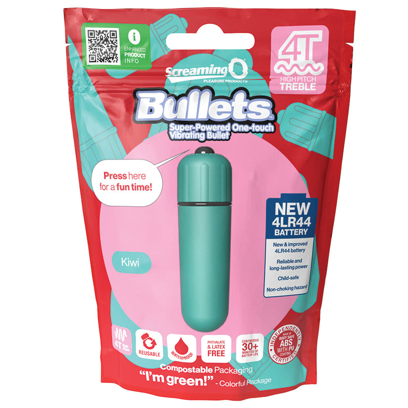 Screaming O 4T Tickle & Tease Bullet - Kiwi