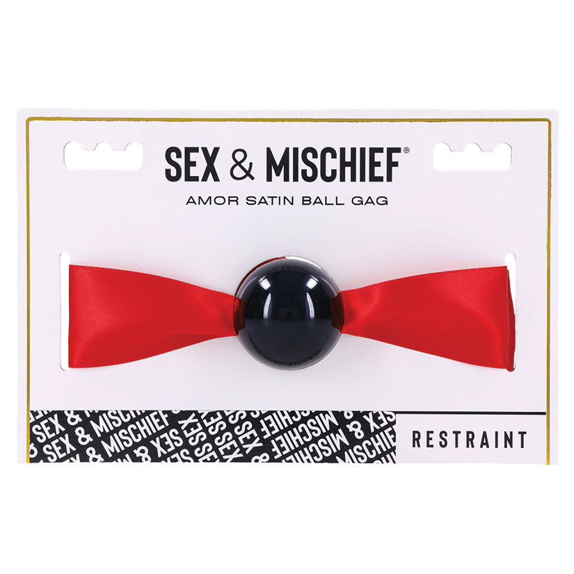 Sportsheets Sex & Mischief Amor Satin Ball Gag