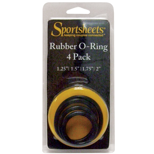 Sportsheets-Rubber-O-Rings-Black