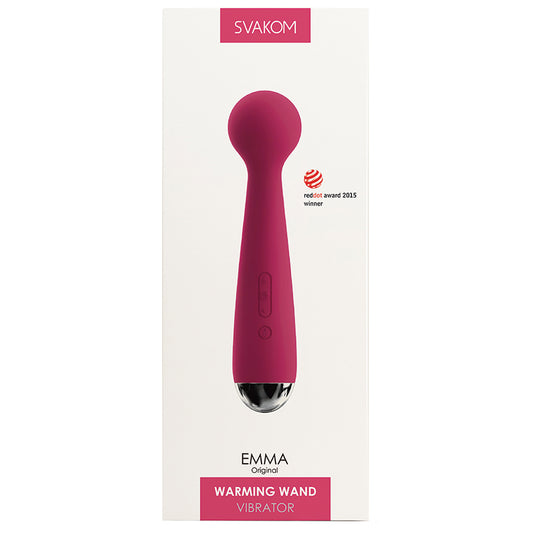Svakom-Mini-Emma-Powerful-Mini-Wand-Vibrator-Plum-Red
