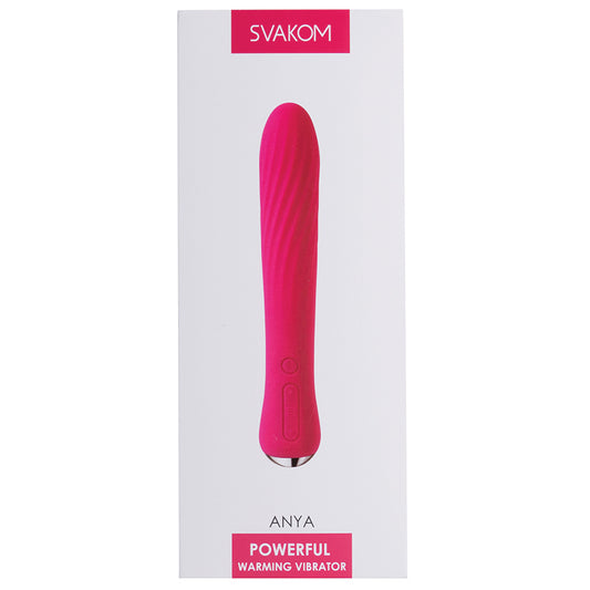 Svakom-Anya-Flexible-Warming-Vibrator-Plum-Red