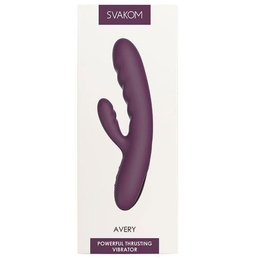 Svakom-Avery-Thrusting-Rabbit-Vibrator-Violet