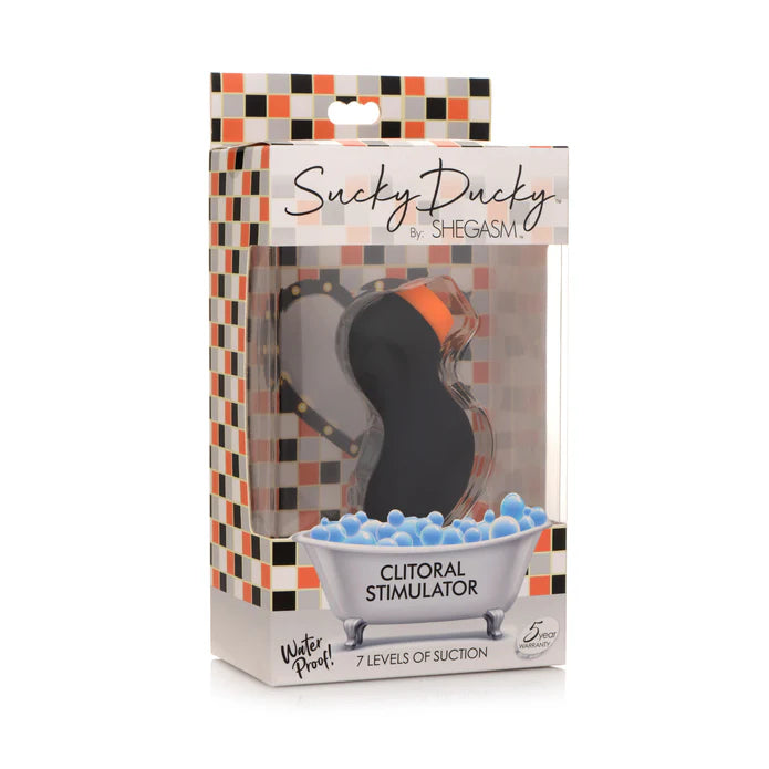Shegasm Sucky Ducky Clitoral Stimulator - Black
