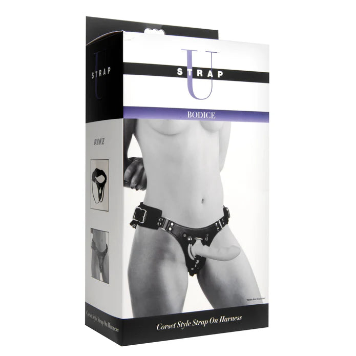Strap U Bodice Corset Style Strap-On Harness