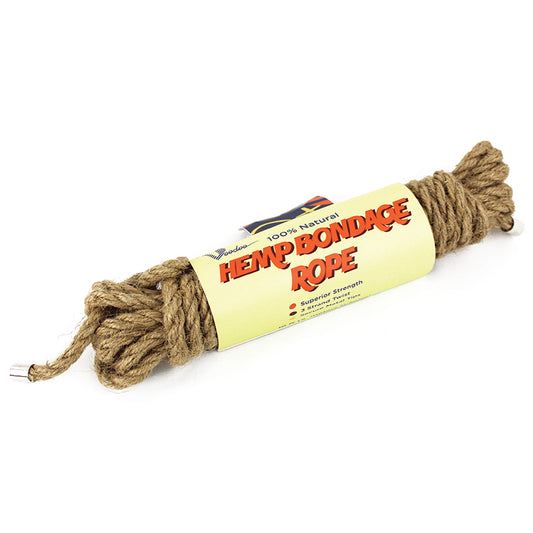 Voodoo Natural Hemp Bondage Rope - 5m