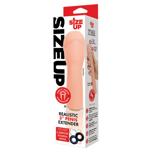 Size Up Realistic 3" Extender