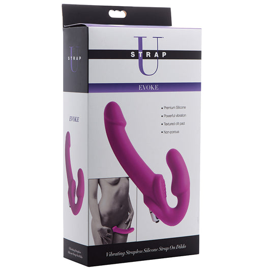 Strap-U-Evoke-Vibrating-Strapless-Silicone-Strap-On-Dildo