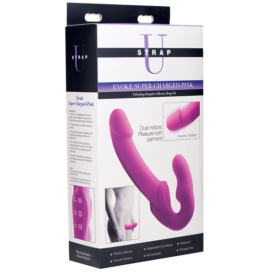 Strap-U-Evoke-Rechargeable-Vibrating-Silicone-Strapless-Strap-On-Pink
