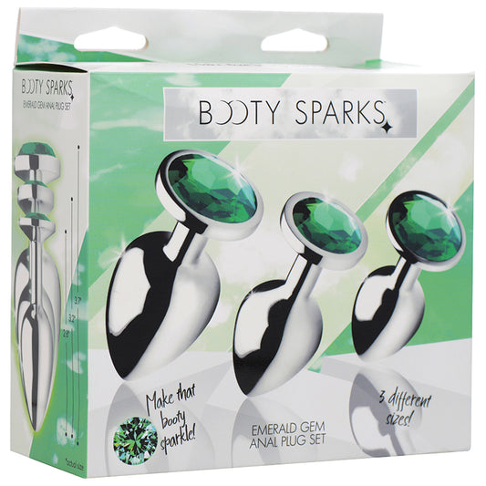 Booty-Sparks-Emerald-Gem-Anal-Plug-Set