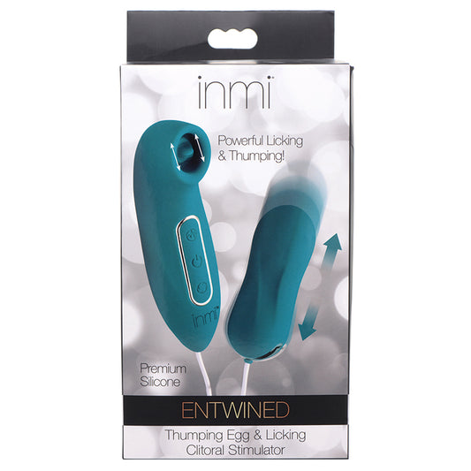 Inmi-Entwined-Silicone-Thumping-Egg-&-Licking-Clitoral-Stimulator