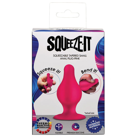 Squeeze-It-Squeezable-Tapered-Small-Anal-Plug-Pink