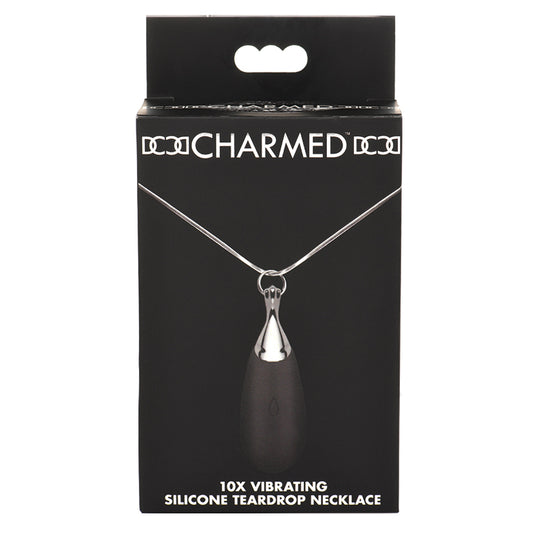 Charmed-10X-Vibrating-Silicone-Teardrop-Necklace