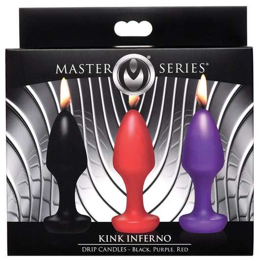 Master-Series-Kink-Inferno-Drip-Candles-Black-Purple-Red