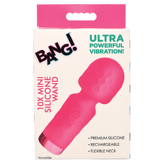 Bang!-10X-Mini-Silicone-Wand-Pink