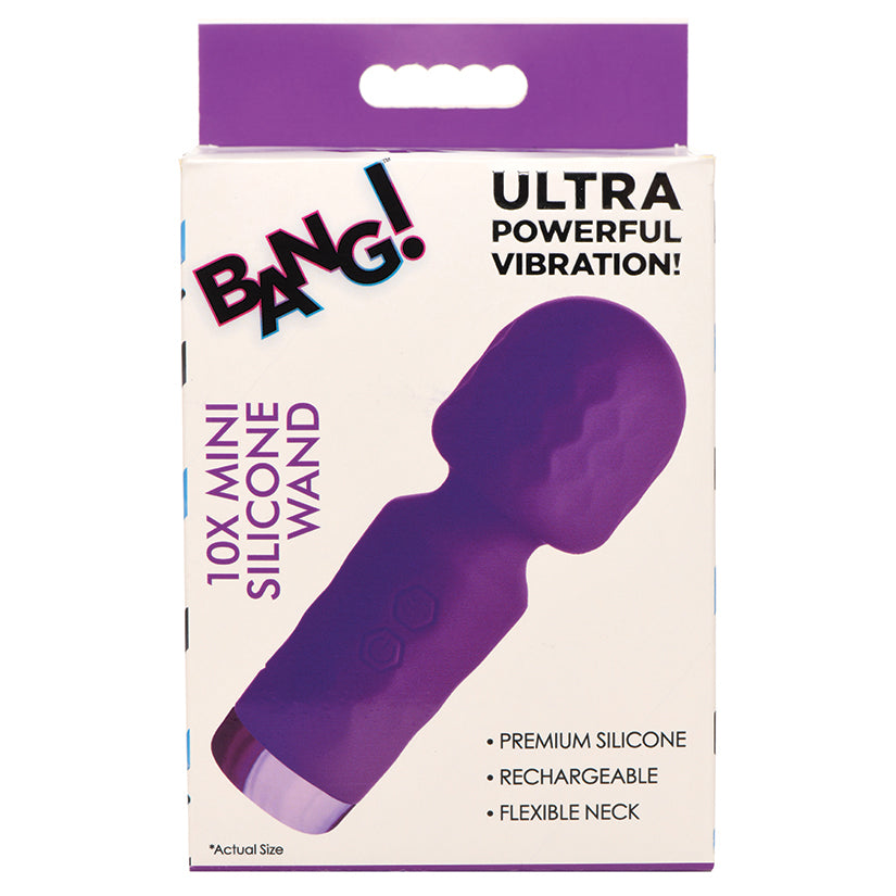 Bang!-10X-Mini-Silicone-Wand-Purple