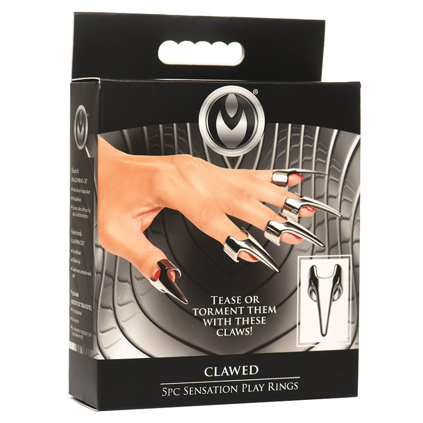 Master Series Clawed Sensation Play Rings - 5 Piece