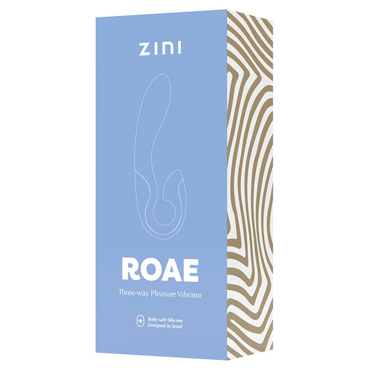 Zini Roae Three-Way Pleasure Vibrator - Pink